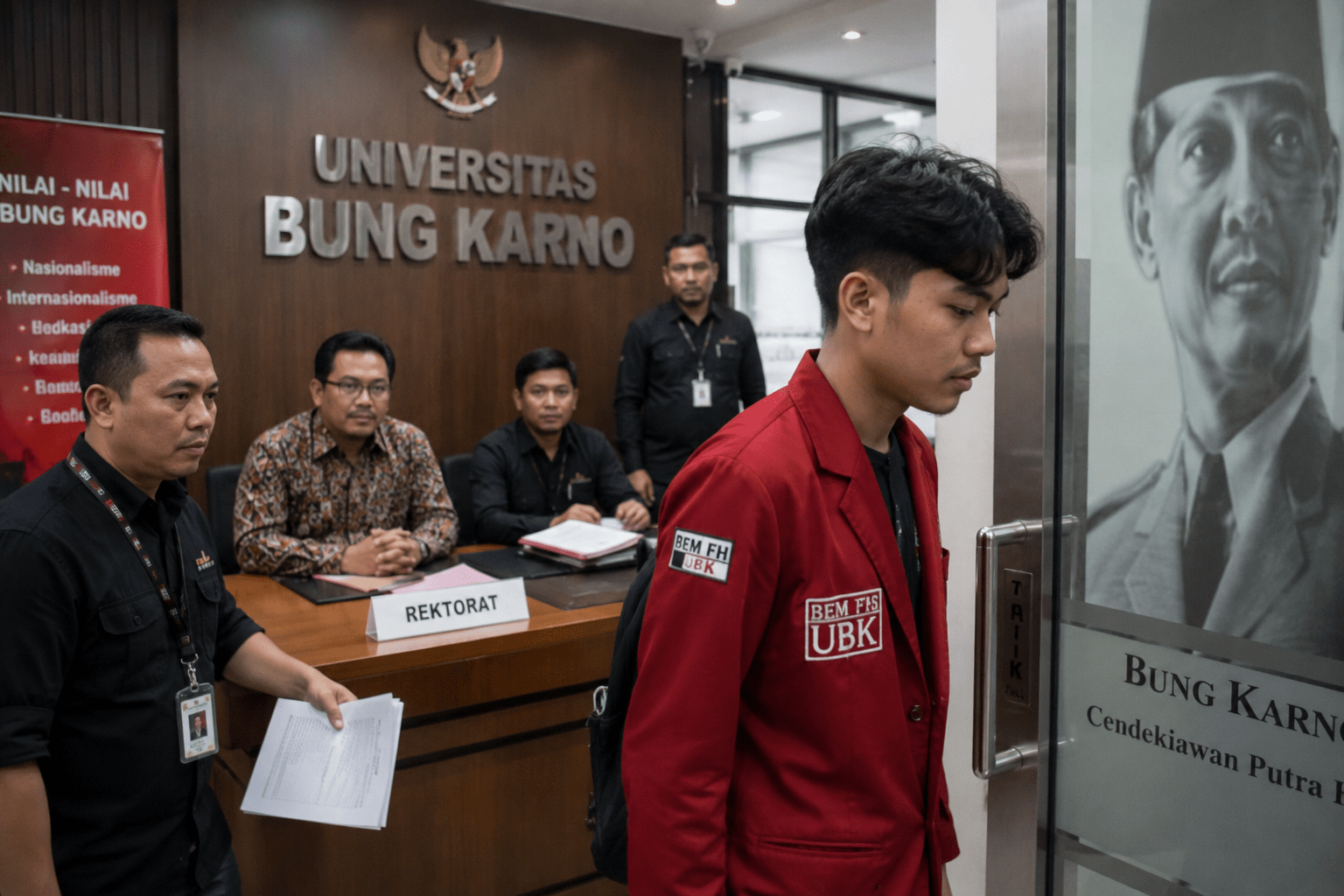 UBK Nonaktifkan Ketua BEM FH Usai Akui Terima Rp20 Juta, Kampus Bentuk Tim Investigasi