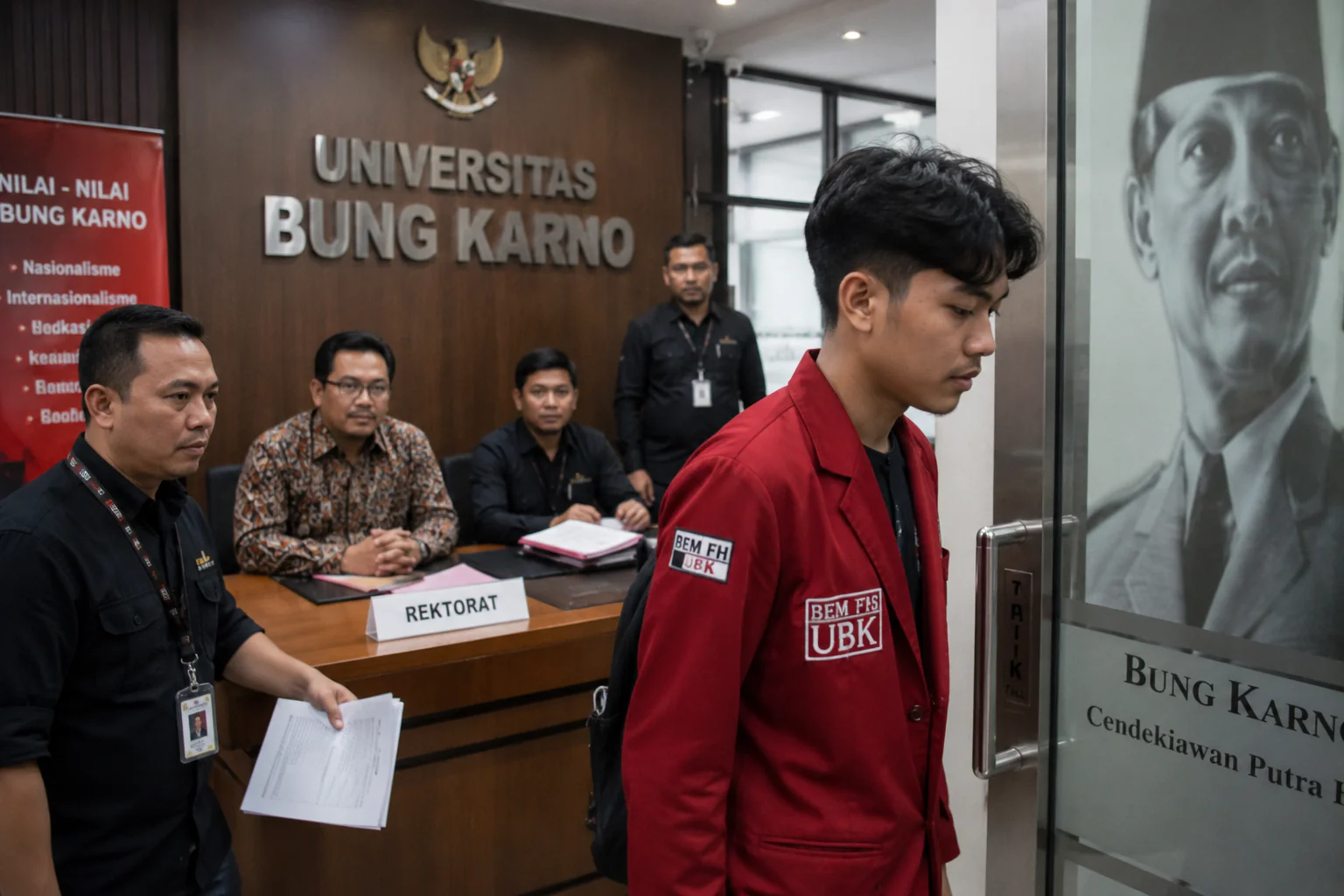 UBK Nonaktifkan Ketua BEM FH Usai Akui Terima Rp20 Juta, Kampus Bentuk Tim Investigasi