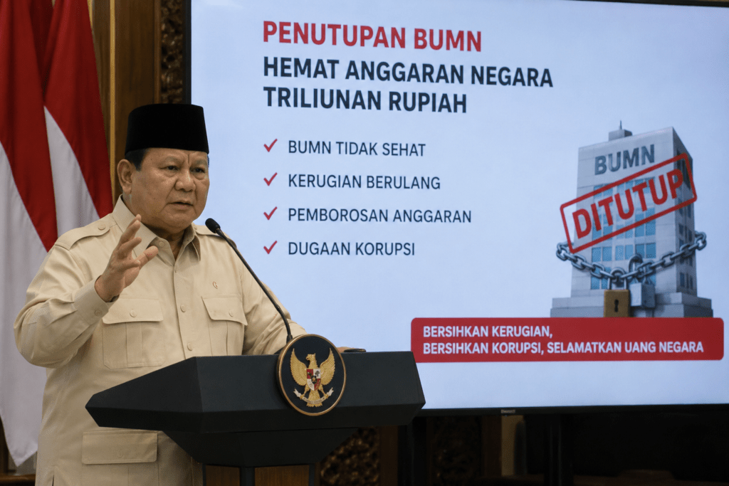 Prabowo Ungkap Alasan Tutup 800 BUMN, Negara Bisa Hemat Triliunan
