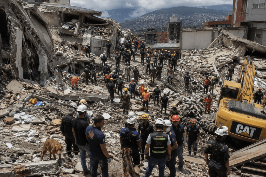 Korban Tewas Gempa Venezuela Tembus 1.400 Jiwa, Tim Penyelamat Berpacu dengan Waktu
