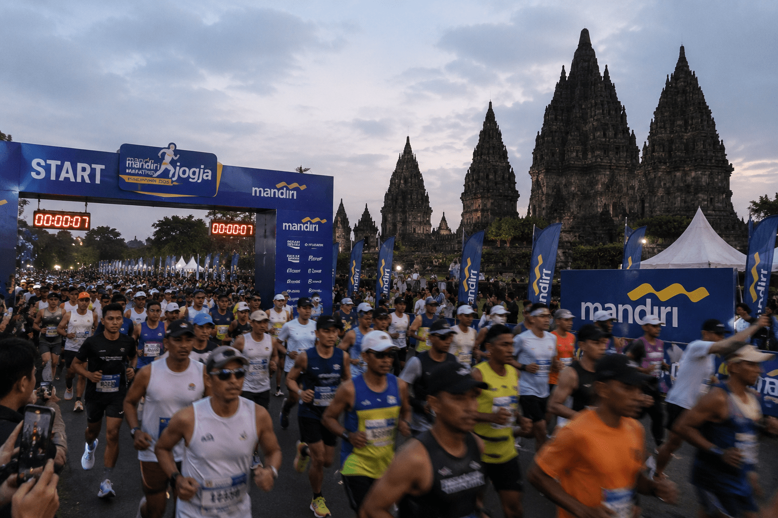 Mandiri Jogja Marathon 2026 Pecahkan Rekor Peserta, 10.200 Pelari dari 17 Negara Ramaikan Yogyakarta