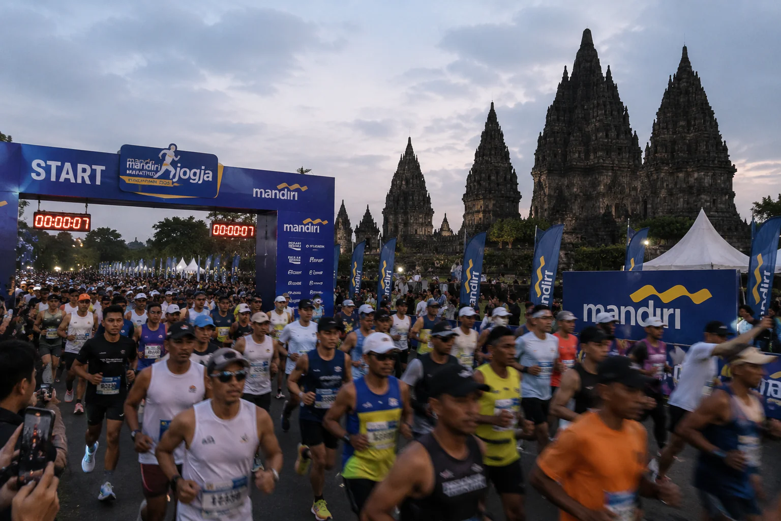 Mandiri Jogja Marathon 2026 Pecahkan Rekor Peserta, 10.200 Pelari dari 17 Negara Ramaikan Yogyakarta