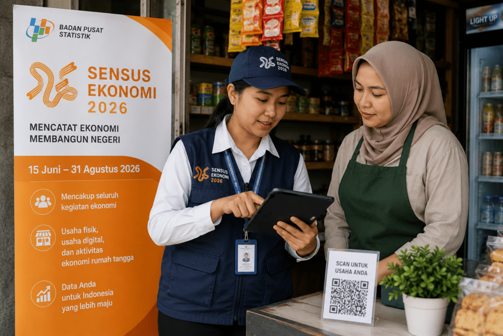 Sensus Ekonomi 2026 Butuh Partisipasi Masyarakat untuk Dukung Kebijakan Nasional