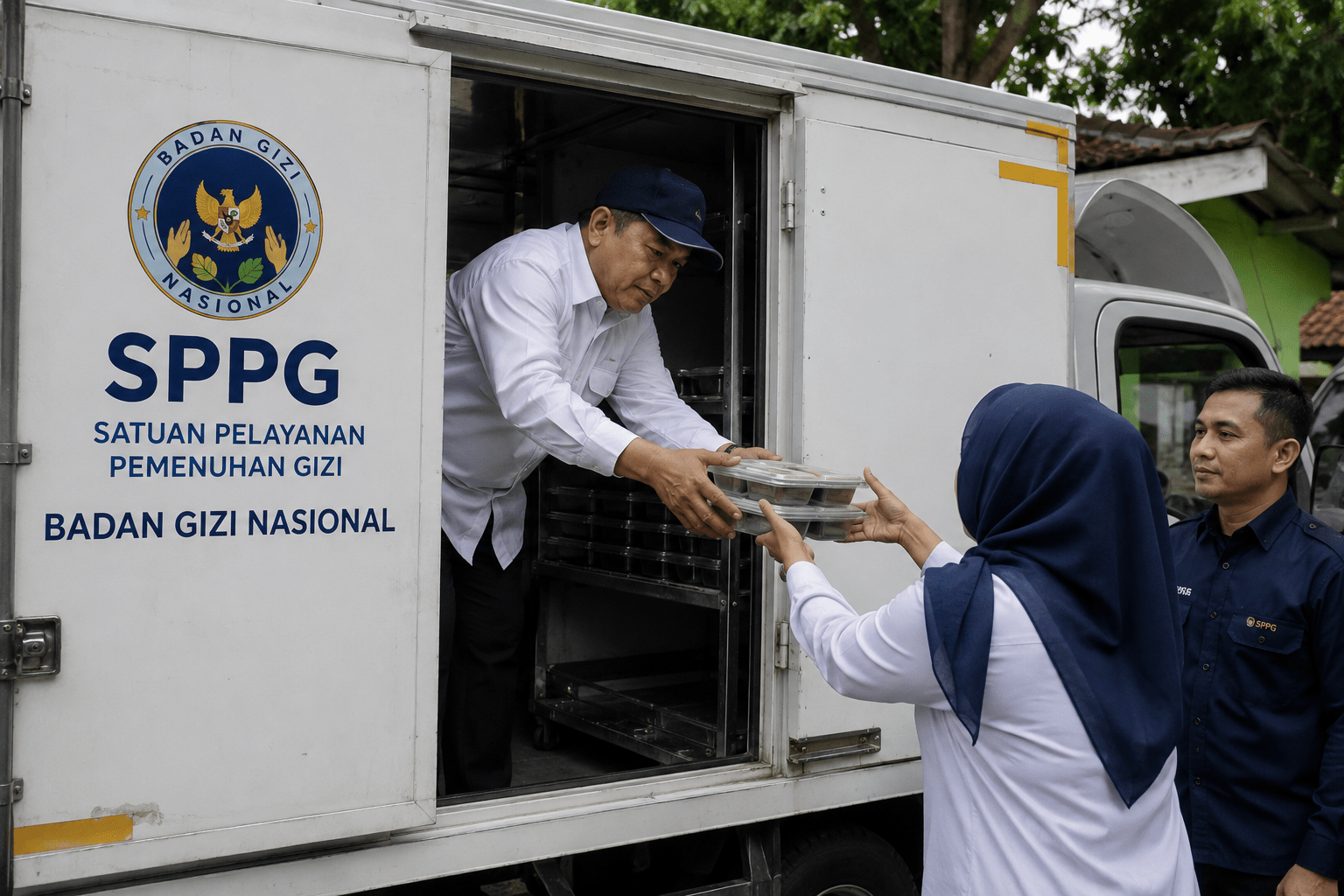 KSP Dudung Antar Langsung MBG ke Siswa SDN 3 Ciseureuh