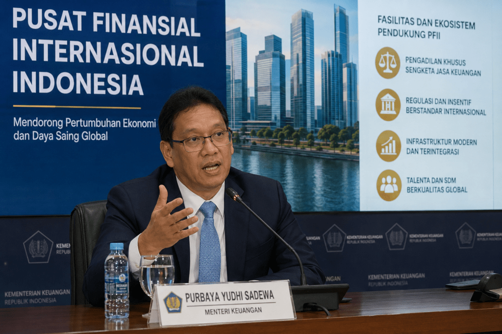 Purbaya Beberkan Fasilitas PFII, Termasuk Pengadilan Khusus Sengketa Keuangan