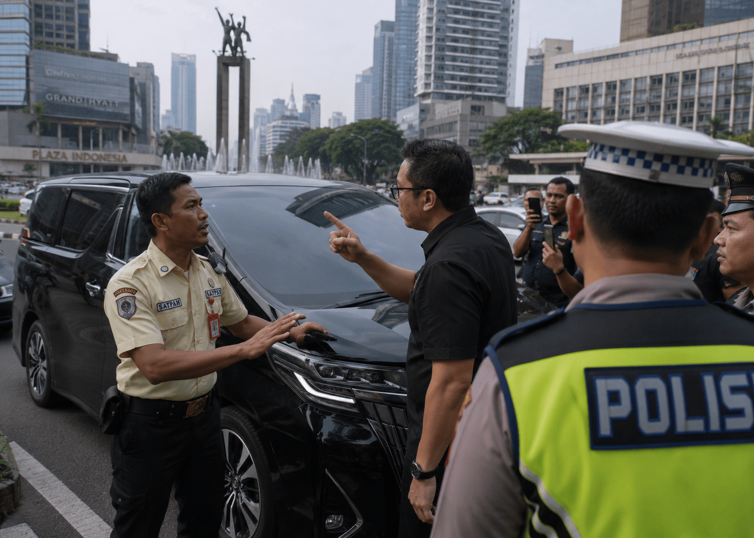 Polisi Bakal Konfrontasi Sopir Alphard dan Satpam usai Insiden Terobos Lampu Merah di Bundaran HI