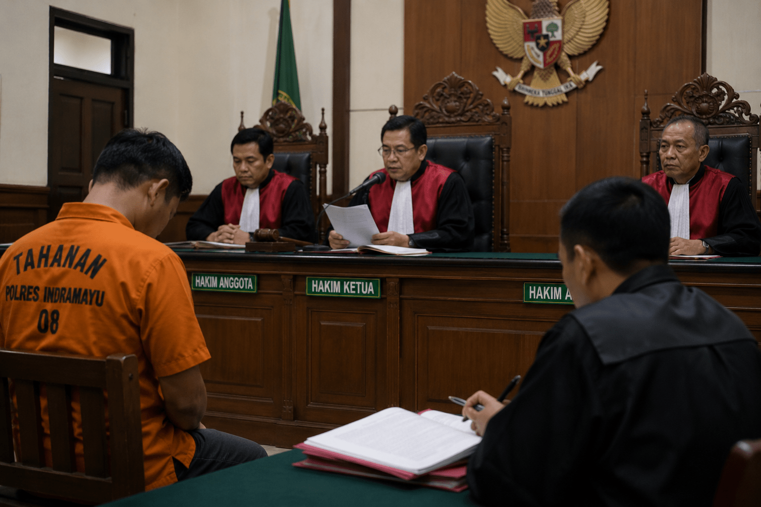 Pembunuh Satu Keluarga di Indramayu Divonis Penjara Seumur Hidup
