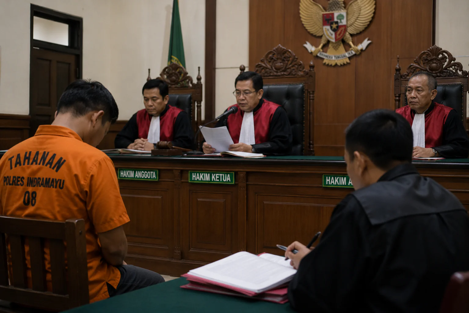Pembunuh Satu Keluarga di Indramayu Divonis Penjara Seumur Hidup
