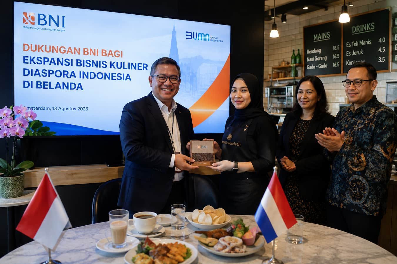 BNI Komitmen Dukung Ekspansi Bisnis Kuliner di Belanda