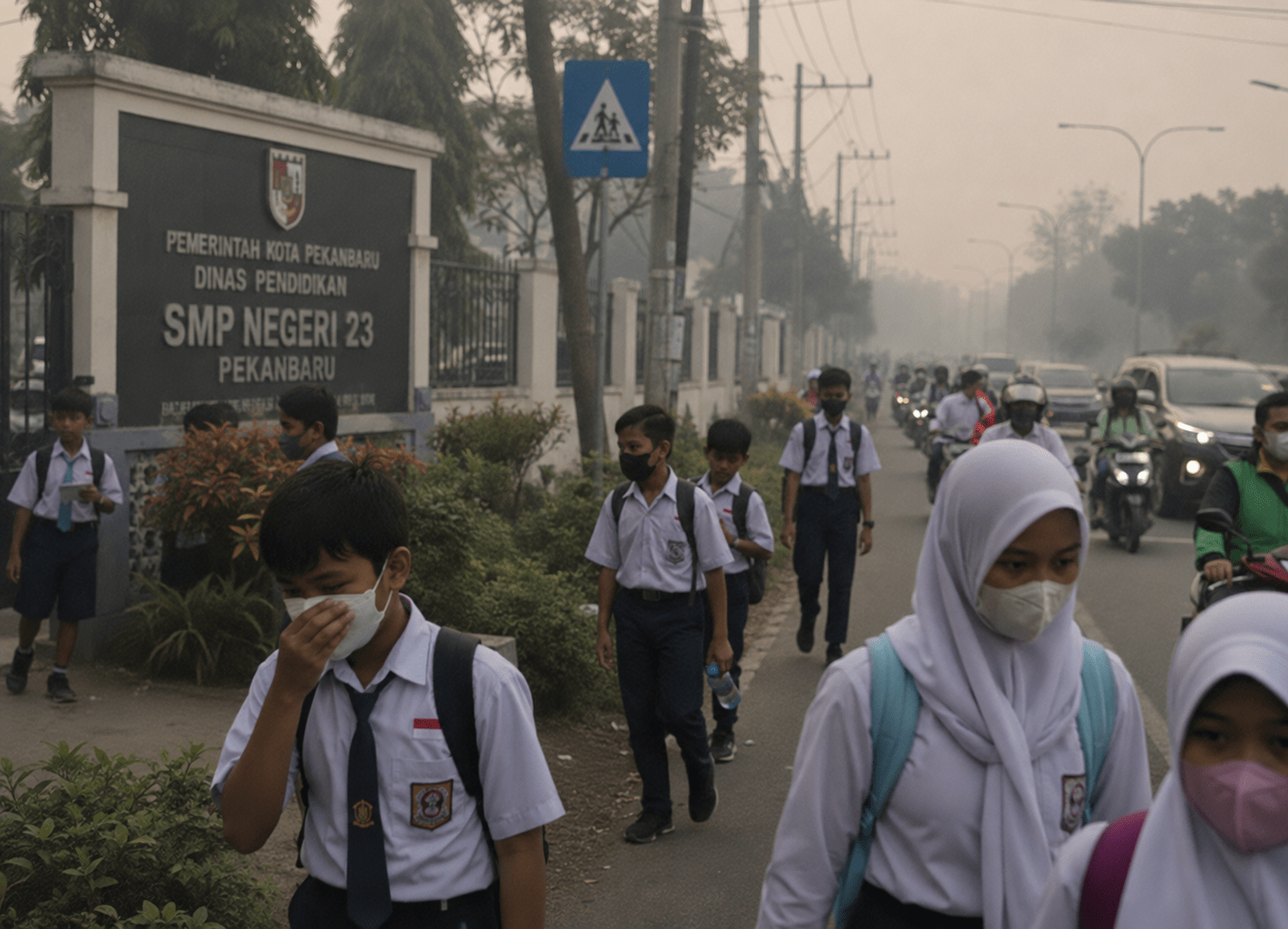 Sekolah Belum Direncanakan Untuk Diliburkan Imbas Karhutla