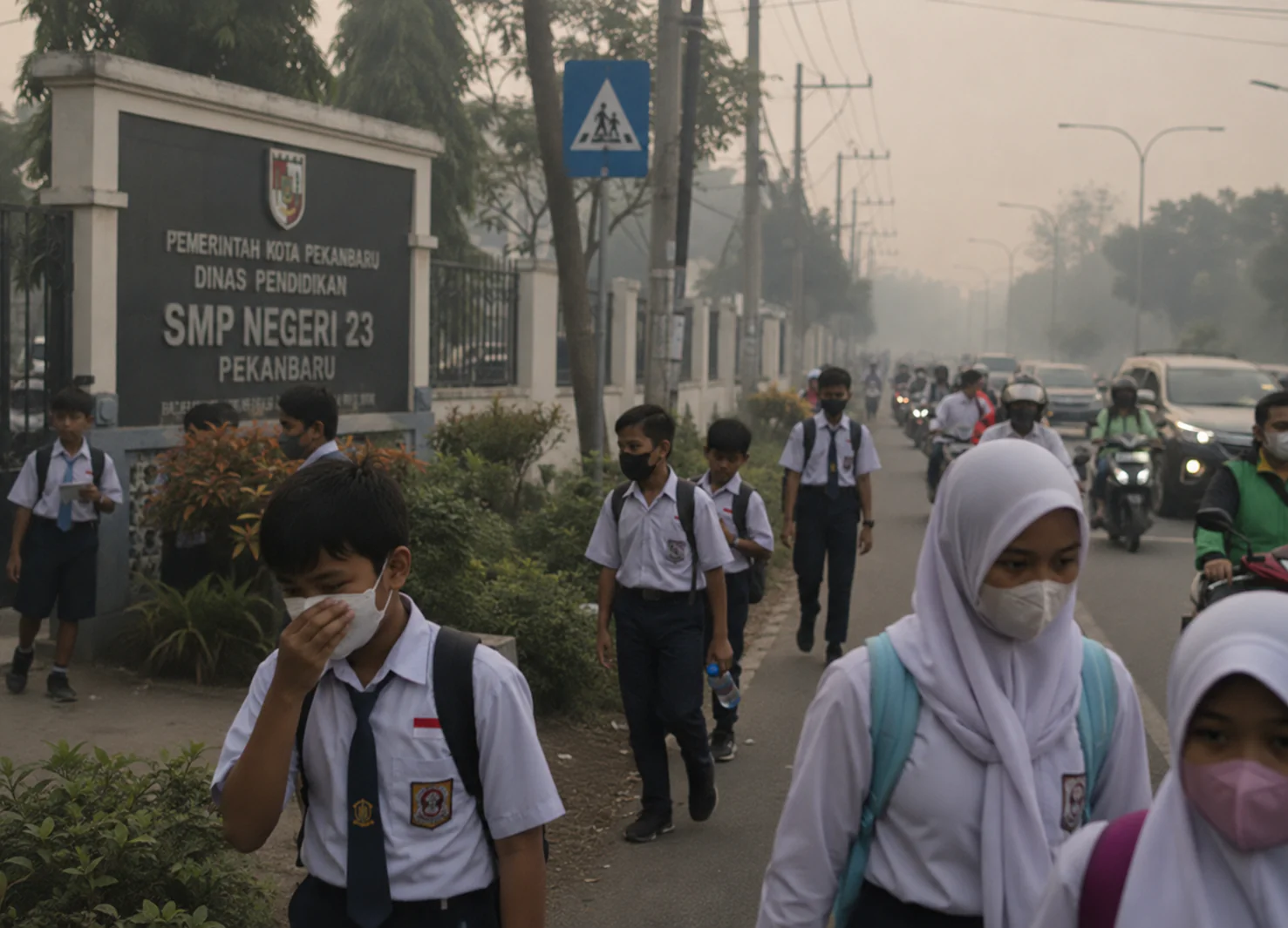 Sekolah Belum Direncanakan Untuk Diliburkan Imbas Karhutla
