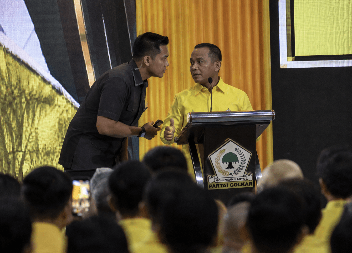 Bahlil Dipanggil Prabowo ke Istana Ditengah Pidato